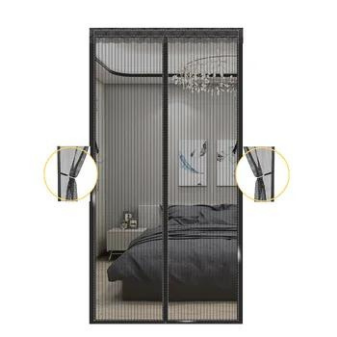 Moustiquaire magnétique, compatible avec toutes les portes en France, 210*90cm